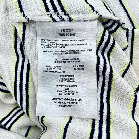 Volcom Striped Sleeveless Dress - Picture 8 of 9